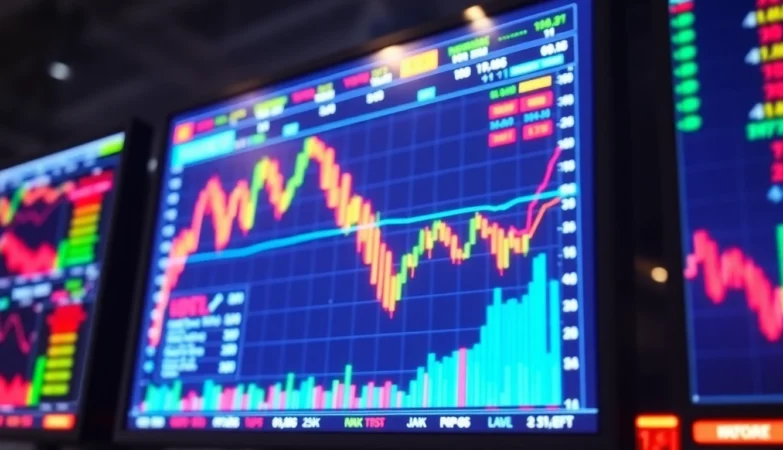 Trading view chart displaying real-time market data for traders and investors