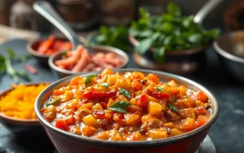 Authentic Ready to Eat Mumbai Bhaji served in a traditional bowl with vibrant spices,